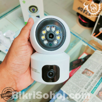 4G SIM System Dual Lens Doll Ip Camera V380